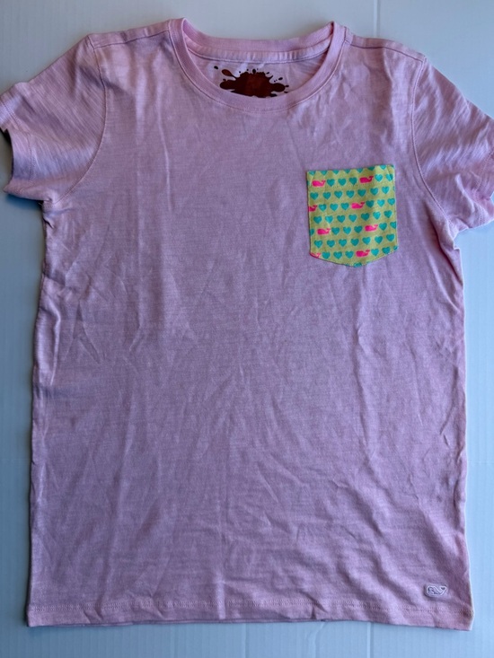 Vineyard Vines Other - Vineyard Vines Girls Pink Pocket Tee Size 14 New w/ Flaws